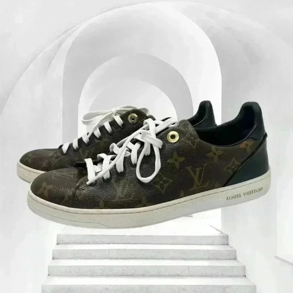 Louis Vuitton Frontrow monogram brown sneakers 40 - Picture 2 of 14